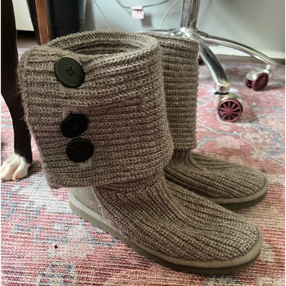 Knitted UGG Bailey Button Boots